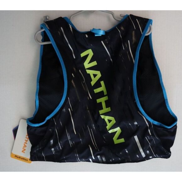 Nathan Sports Unisex Sz XS Black/Lime Pinnacle 4 Liter Hydration Race Vest - Picture 7 of 12